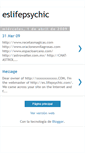 Mobile Screenshot of eslifepsychic.blogspot.com