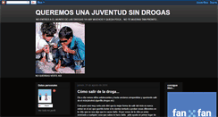 Desktop Screenshot of jovenessindrogasya.blogspot.com