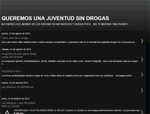 Tablet Screenshot of jovenessindrogasya.blogspot.com