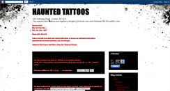 Desktop Screenshot of hauntedcustomtattoos.blogspot.com