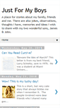 Mobile Screenshot of justformyboys.blogspot.com