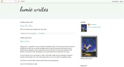 Desktop Screenshot of lumiewrites.blogspot.com