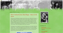 Desktop Screenshot of justinandnatalieheintz.blogspot.com