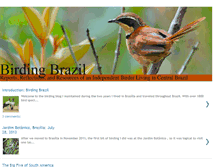 Tablet Screenshot of birdingbrazil.blogspot.com