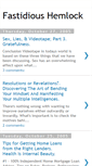 Mobile Screenshot of fastidioushemlock.blogspot.com