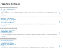 Tablet Screenshot of fastidioushemlock.blogspot.com