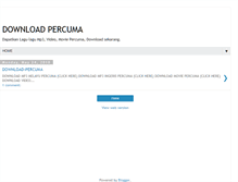 Tablet Screenshot of downloadpercuma2u.blogspot.com