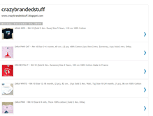 Tablet Screenshot of crazybrandedstuff.blogspot.com