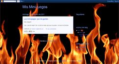 Desktop Screenshot of mismini-juegos.blogspot.com