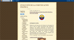 Desktop Screenshot of comunicacionpoliticastb.blogspot.com