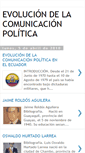 Mobile Screenshot of comunicacionpoliticastb.blogspot.com