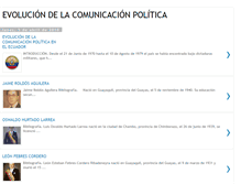 Tablet Screenshot of comunicacionpoliticastb.blogspot.com