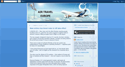 Desktop Screenshot of europeairtravel.blogspot.com