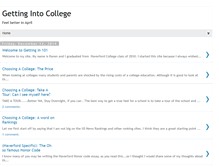 Tablet Screenshot of collegeadmissionstips.blogspot.com