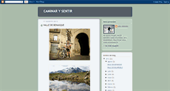 Desktop Screenshot of caminarysentir.blogspot.com