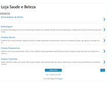 Tablet Screenshot of lojasaudeebeleza.blogspot.com