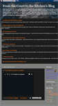 Mobile Screenshot of fromthecourttothekitchen.blogspot.com