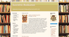 Desktop Screenshot of eccentricbooksense.blogspot.com