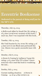 Mobile Screenshot of eccentricbooksense.blogspot.com