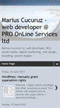 Mobile Screenshot of marius-cucuruz.blogspot.com