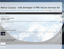 Tablet Screenshot of marius-cucuruz.blogspot.com