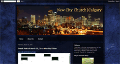 Desktop Screenshot of newcitychurchcalgary.blogspot.com