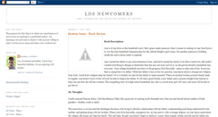 Desktop Screenshot of ldsnewcomers.blogspot.com