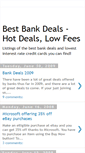 Mobile Screenshot of bank-deals.blogspot.com