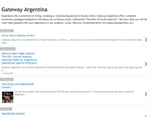 Tablet Screenshot of gatewayargentina.blogspot.com
