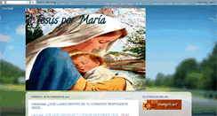 Desktop Screenshot of ajesusdesdemaria.blogspot.com