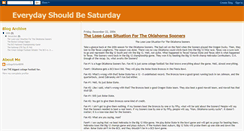 Desktop Screenshot of everydayshouldbesaturday.blogspot.com