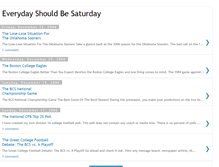 Tablet Screenshot of everydayshouldbesaturday.blogspot.com