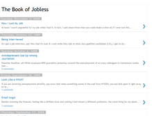 Tablet Screenshot of bookofjobless.blogspot.com