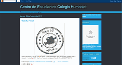 Desktop Screenshot of centrodeestudiantescolegiohumboldt.blogspot.com