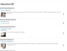 Tablet Screenshot of narrative09.blogspot.com