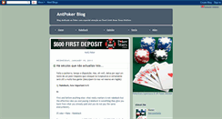 Desktop Screenshot of antpoker.blogspot.com
