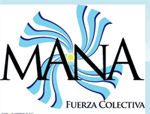 Tablet Screenshot of manafuerzacolectiva.blogspot.com