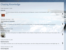 Tablet Screenshot of chasing-knowledge.blogspot.com