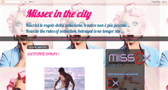 Desktop Screenshot of missexinthecity.blogspot.com