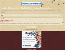 Tablet Screenshot of gestaofinanceirablog.blogspot.com