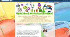 Desktop Screenshot of laboratoriodemicrobiologiadealimentos.blogspot.com