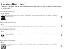 Tablet Screenshot of emergencyroomnapoli.blogspot.com