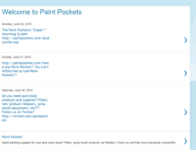 Tablet Screenshot of paintpockets.blogspot.com