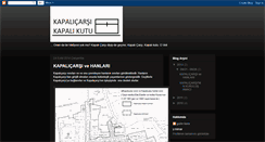 Desktop Screenshot of kapalicarsi-kapalikutu.blogspot.com