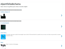 Tablet Screenshot of elportfoliodechamu.blogspot.com