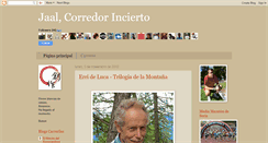 Desktop Screenshot of corredorincierto.blogspot.com