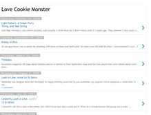 Tablet Screenshot of lovecookiemonsters.blogspot.com