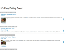 Tablet Screenshot of easyeatinggreen.blogspot.com