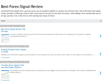 Tablet Screenshot of bestforexsignalreviewnow.blogspot.com