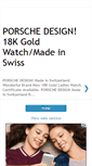 Mobile Screenshot of porschedesign-18kgold-watch-swiss.blogspot.com